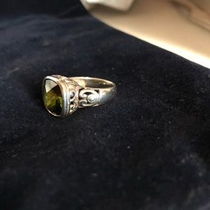 925 Sterling Silver Peridot Ring